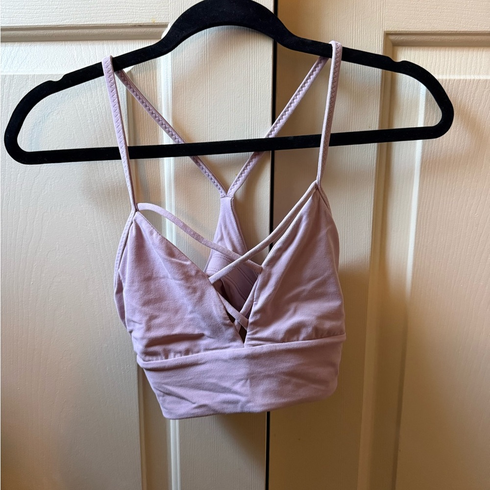 lululemon athletica Light Purple Strappy Sports Bra